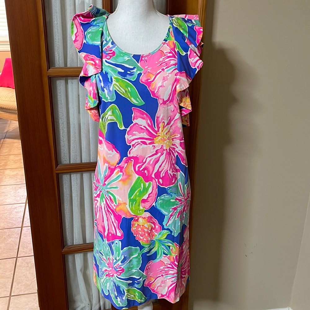 Lilly Pulitzer sleeveless ruffle dress